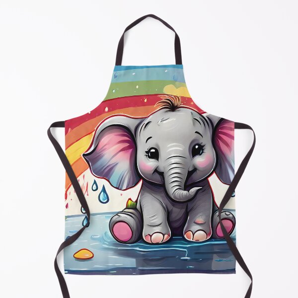 Item preview, Little elephant in the rainbow, cute, umbrela,cool, kids, animal designed and sold by Cyber Kids.