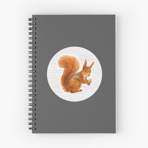 Item preview, Squirrel Watercolor Drawing designed and sold by LivingColorful.