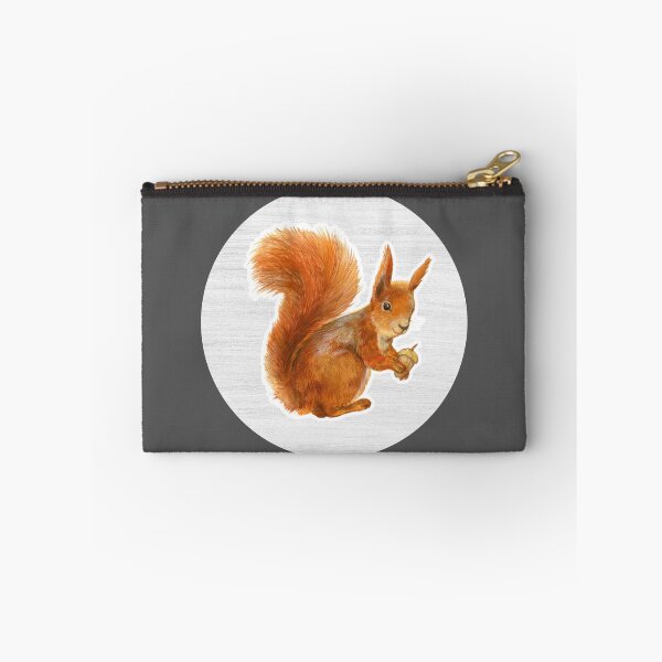 Item preview, Squirrel Watercolor Drawing designed and sold by LivingColorful.
