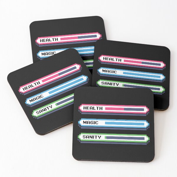 Item preview, Video Game Sanity Bar - Funny RPG Stats designed and sold by Studio Mootant.