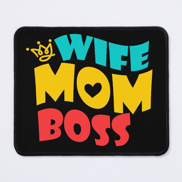Item preview, wife mom boss designed and sold by Rainorchid.