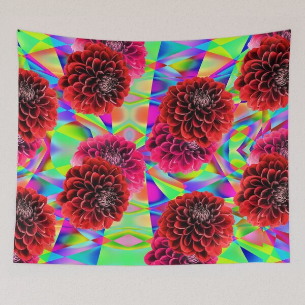 Item preview, Flower pattern on pattern... designed and sold by Harryucksche.