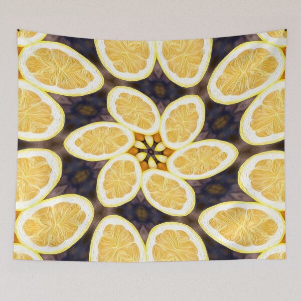 Item preview, Lemon Floral Patterns designed and sold by Patternflower.