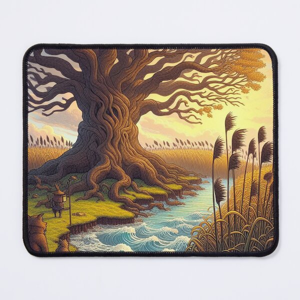 Item preview, The Oak Tree and the Reeds designed and sold by 3MillsDesign.