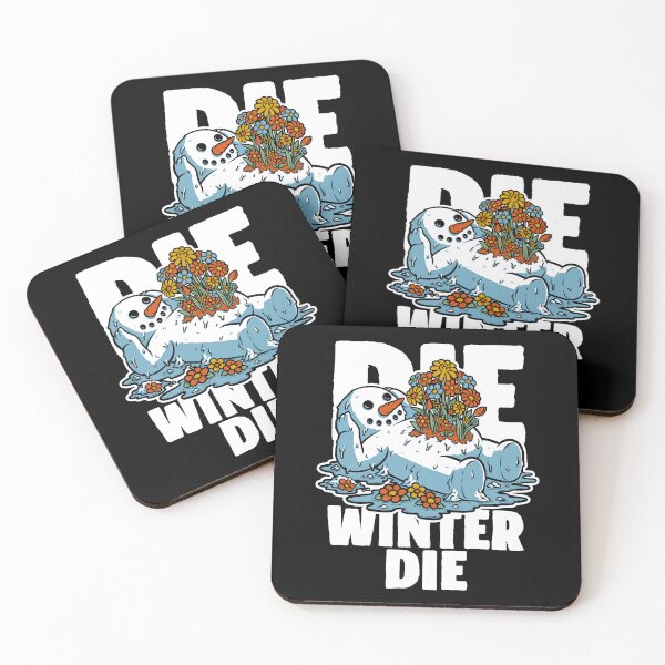Item preview, Snowman Spring - Irony Death Flowers designed and sold by Studio Mootant.