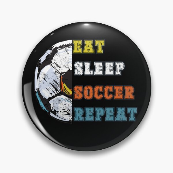 Item preview, Eat sleep soccer repeat designed and sold by martindesignden.