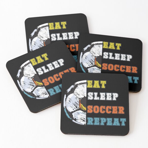 Item preview, Eat sleep soccer repeat designed and sold by martindesignden.