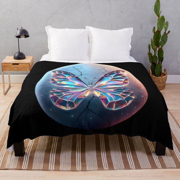 Item preview, Fluttering Elegance: A Cracked Butterfly's Tale designed and sold by AI-Only Creations.