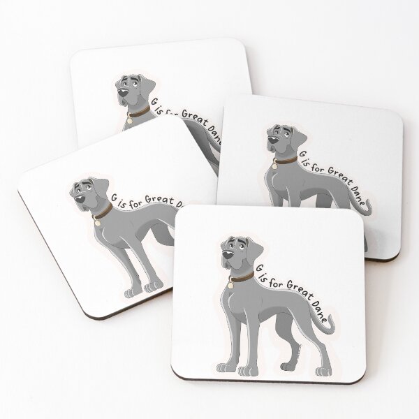 Item preview, G is for Great Dane (Blue)  designed and sold by mrixondraws.