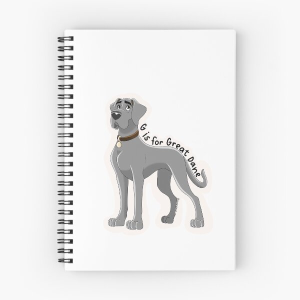 Item preview, G is for Great Dane (Blue)  designed and sold by mrixondraws.
