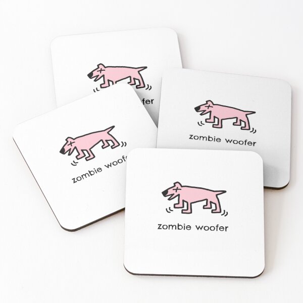 Item preview, Zombie woofer pink 4 designed and sold by dogtired.