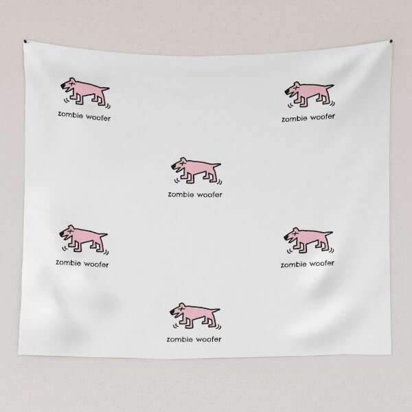 Item preview, Zombie woofer pink 4 designed and sold by dogtired.