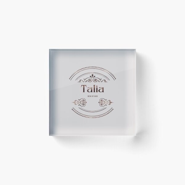 Item preview, Talia | Dew Of God | Christian Name with Biblical Meaning For Girl | Christian Name Collection designed and sold by Blessed Be Your Name.