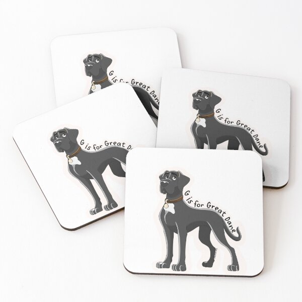 Item preview, G is for Great Dane (Black) designed and sold by mrixondraws.