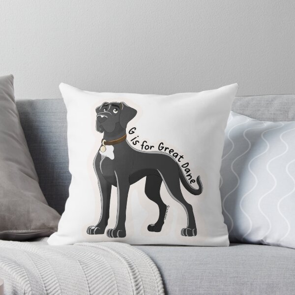 Item preview, G is for Great Dane (Black) designed and sold by mrixondraws.