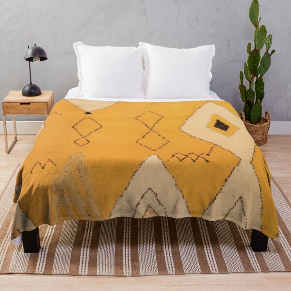 Item preview, Moroccan Berber Rug Design No.69 - Yellow designed and sold by Zoltan Ratko.