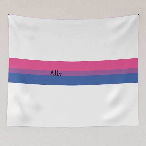 Item preview, Bi sexual flag pride ally designed and sold by KAgraphic.