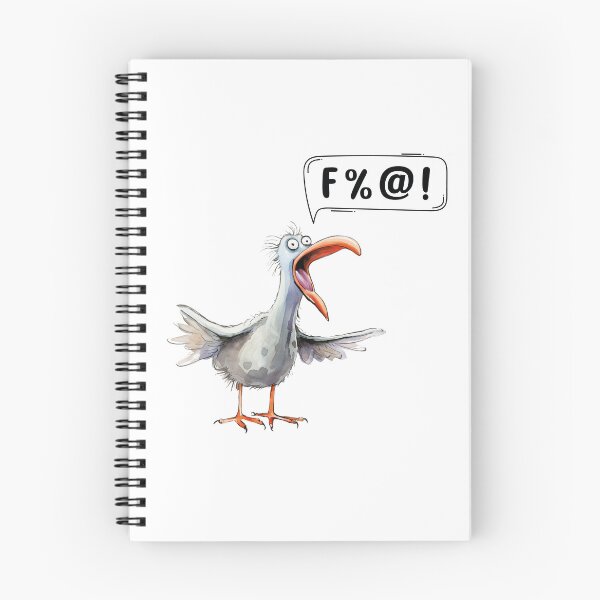 Item preview, Screaming bird %@!! designed and sold by BlackOwlCreate.