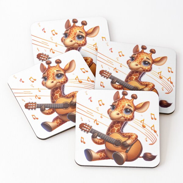 Item preview, Cute Giraffe Playing guitar! designed and sold by fribabywonder.