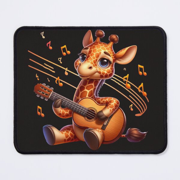 Item preview, Cute Giraffe Playing guitar! designed and sold by fribabywonder.