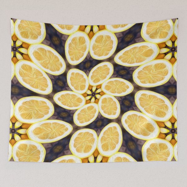Item preview, Lemon Floral Patterns designed and sold by Patternflower.