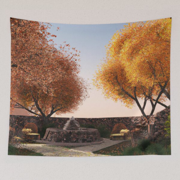 Item preview, Autumn's Embrace A Garden Portrait designed and sold by jackbermess.