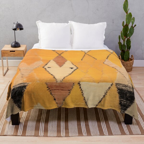 Item preview, Moroccan Berber Rug Design No.71 - Yellow designed and sold by Zoltan Ratko.