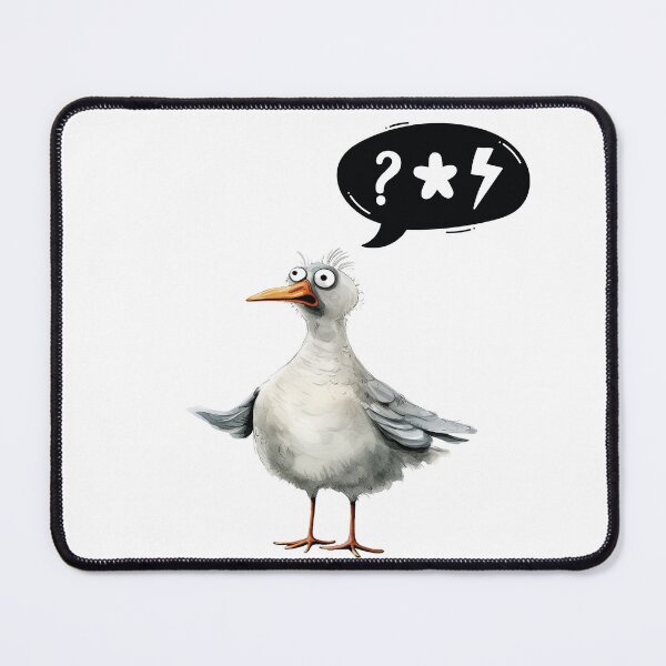 Item preview, Screaming bird %@!! designed and sold by BlackOwlCreate.