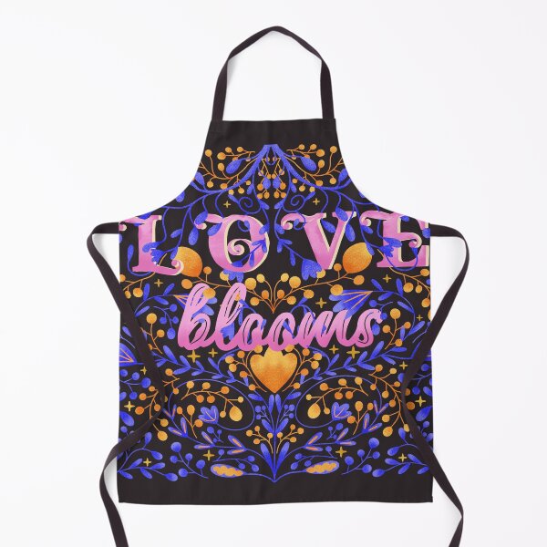 Item preview, Love Blooms Floral Lettering in Pink, Yellow and Blue designed and sold by aneladesigns.