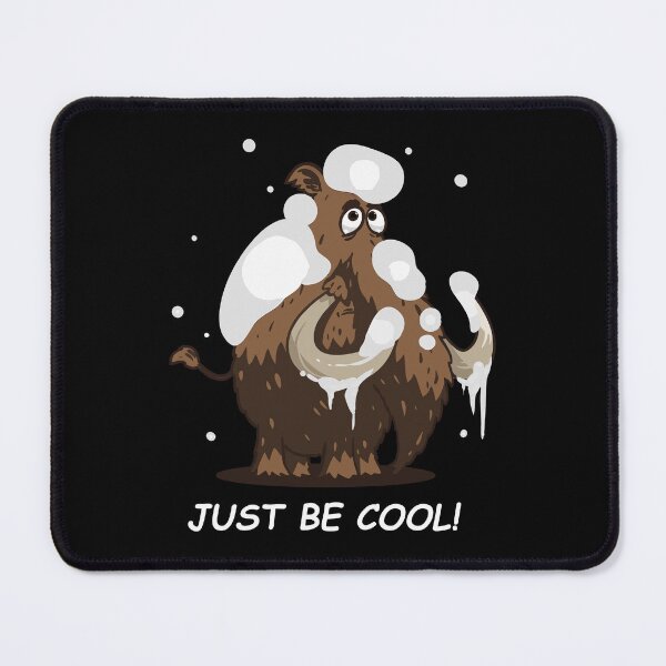 Item preview, The Cute Kawaii Just Be Cool Funny Adventures of the Woolly Mammoth: A Prehistoric Tale of Nature, Extinction, and Cavemen designed and sold by artworkathome.