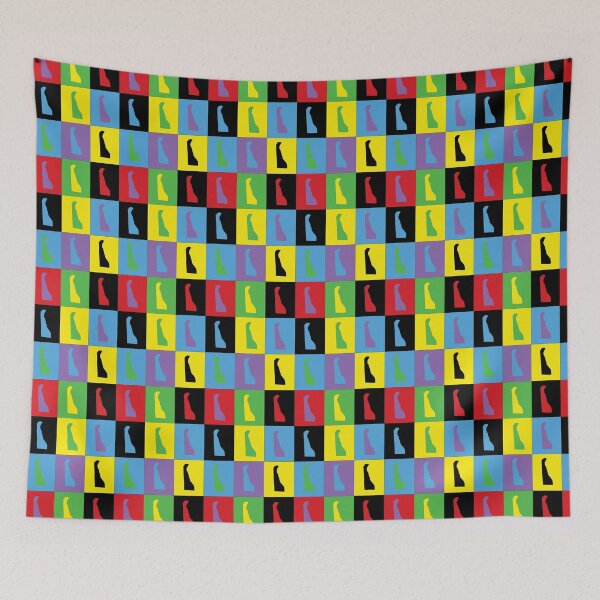 Item preview, Delaware Pop Art State Pattern designed and sold by ValeriesGallery.