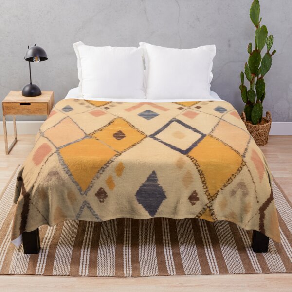 Item preview, Moroccan Berber Rug Design No.72 - Yellow designed and sold by Zoltan Ratko.