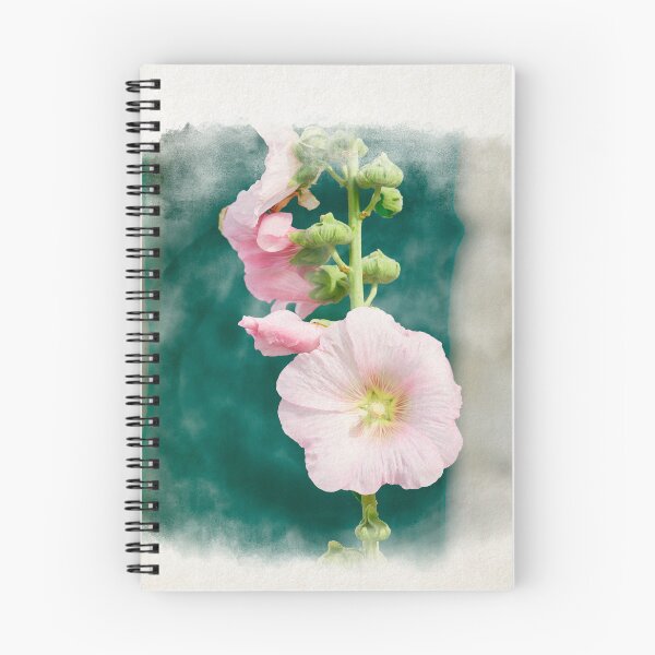 Item preview, Closeup of a Hollyhock in watercolor designed and sold by FotoMahieu.