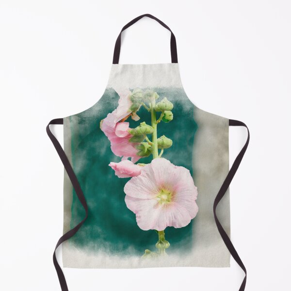Item preview, Closeup of a Hollyhock in watercolor designed and sold by FotoMahieu.