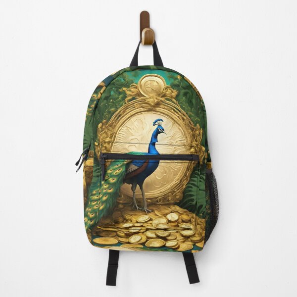 Item preview, Beautiful Blue Peacock and gold  designed and sold by Sugar Wisdom .