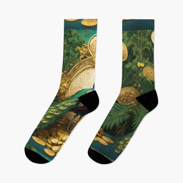 Item preview, Beautiful Blue Peacock and gold  designed and sold by Sugar Wisdom .