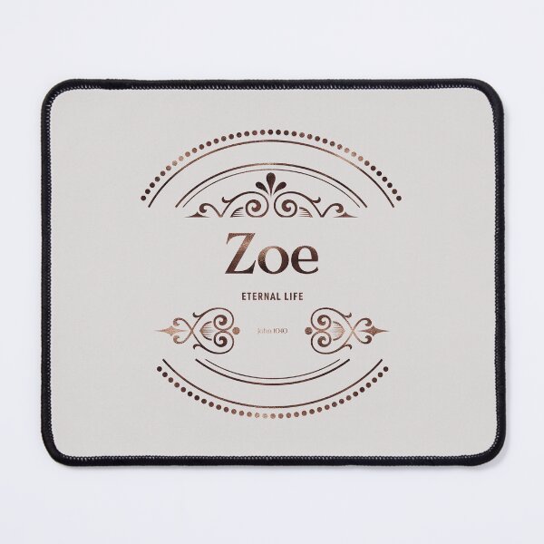 Item preview, Zoe | John 10 10 | Eternal Life | Christian Name with Biblical Meaning For Girl | Christian Name Collection designed and sold by Blessed Be Your Name.