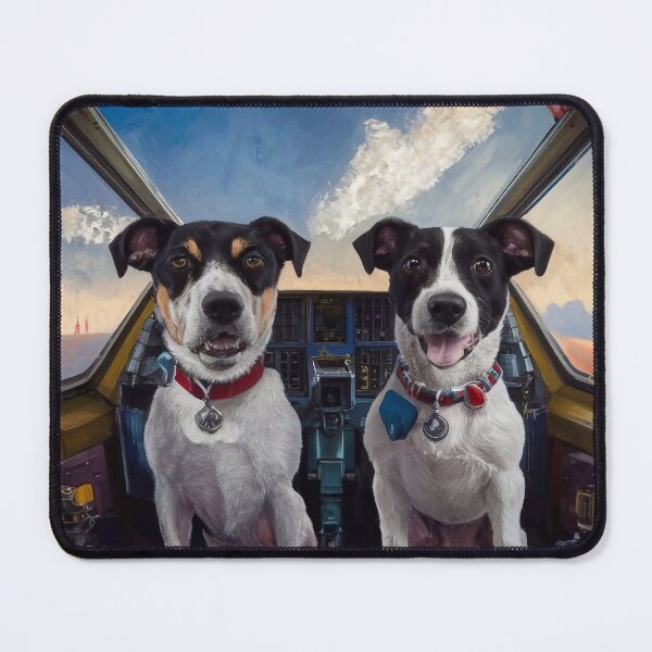 Item preview, Two dogs in the cockpit designed and sold by M-Y-A-R-T-.