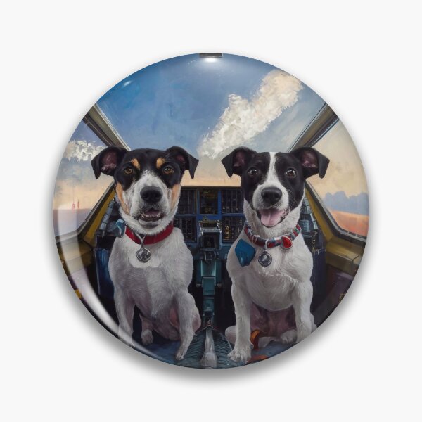 Item preview, Two dogs in the cockpit designed and sold by M-Y-A-R-T-.