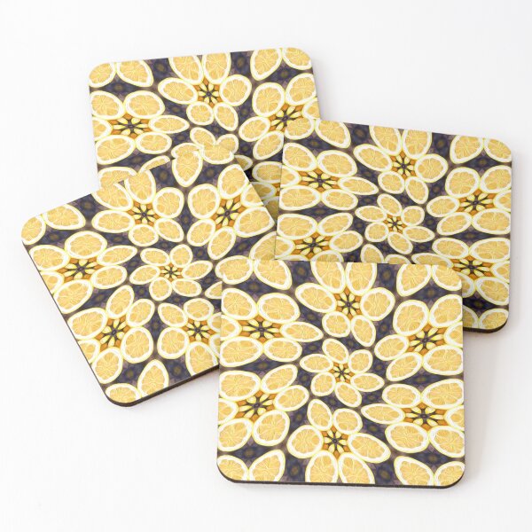 Item preview, Lemon Floral Patterns designed and sold by Patternflower.