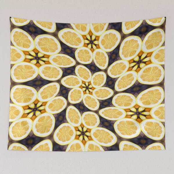 Item preview, Lemon Floral Patterns designed and sold by Patternflower.