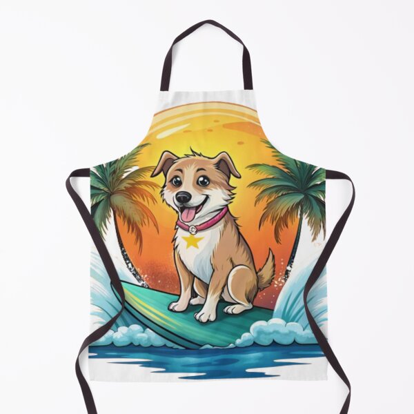 Item preview, Cute Dog Surfing designed and sold by catcraftss.