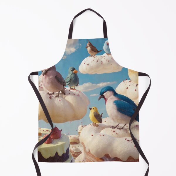 Item preview, Birds eating clouds made of cakes designed and sold by M-Y-A-R-T-.