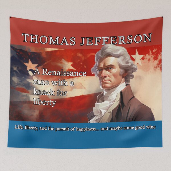 Item preview, Cartel electoral de Thomas Jefferson designed and sold by Static-Panda.
