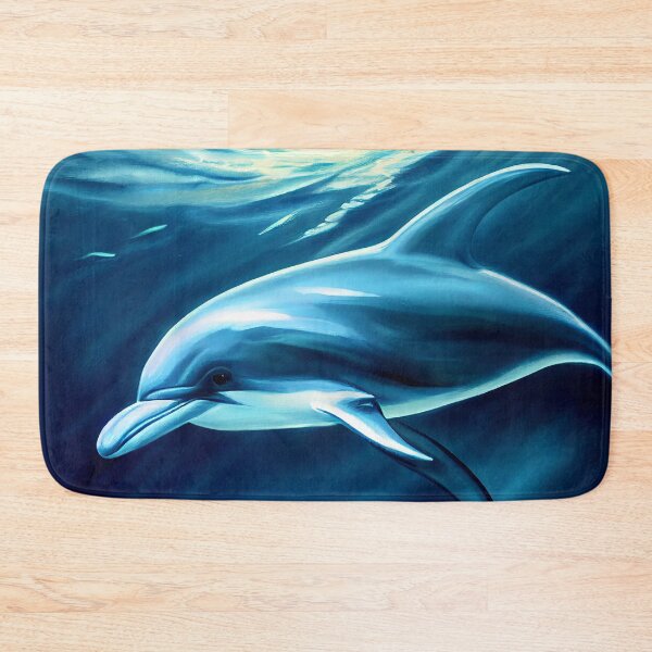 Item preview, Dolphins Waves - Ocean Vacation designed and sold by FlowersColorful.