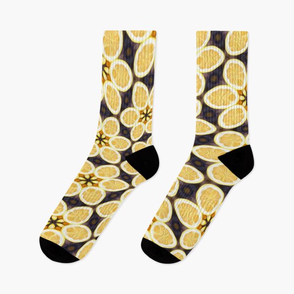 Item preview, Lemon Floral Patterns designed and sold by Patternflower.