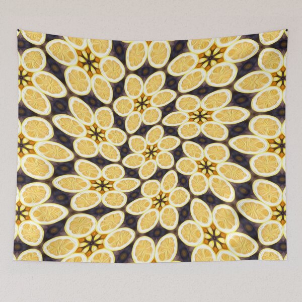 Item preview, Lemon Floral Patterns designed and sold by Patternflower.