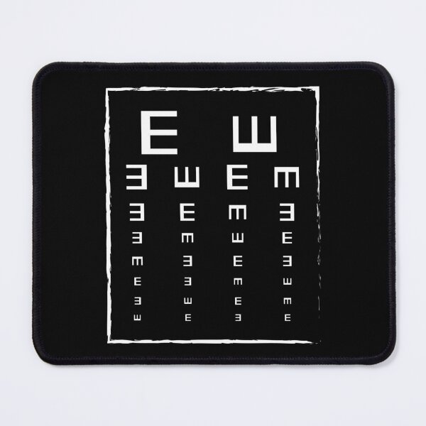 Item preview, funny eye exam-white designed and sold by A Simple  Day..