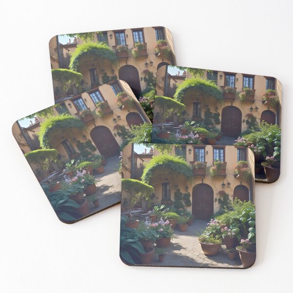 Item preview, Ethereal Elegance: Italian Courtyard Reverie designed and sold by BlareBlare.