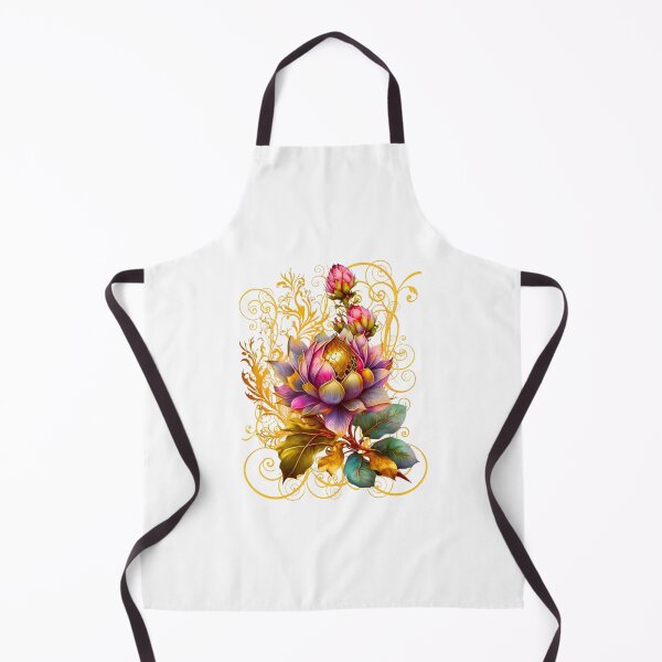 Item preview, Fantasy flowers with a gold deco background designed and sold by LoneAngel.
